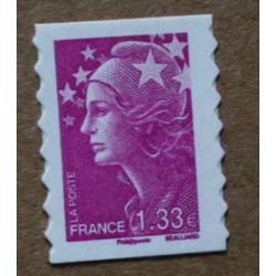 A1-K2 : Marianne de Beaujard lilas / Dents prédécoupés verticalement en lignes ondulées