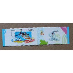 A1-L5 : Fête du timbre : Personnages de dessins animés des Looney Tunes. Autoahésif