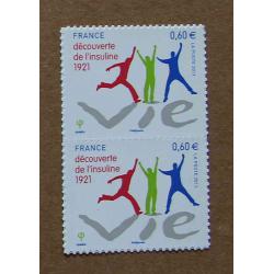 A2-J2 : 90è anniversaire de la découverte de l'insuline. Autoadhésifs