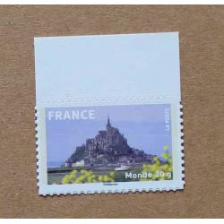 A2-J3 : La France en timbres - Le Mont Saint-Michel .  Autocollant / Autoadhésif