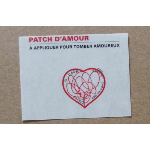 A2-K1  : Saint-Valentin / Patch d'amour d'Adeline André . Autoadhésif