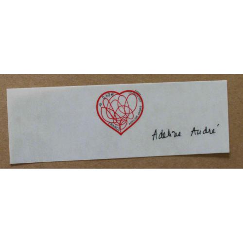 A2-K1  : Saint-Valentin / Patch d'amour d'Adeline André . Autoadhésif