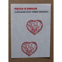 A2-K1  : Saint-Valentin / Patch d'amour d'Adeline André . Autoadhésif