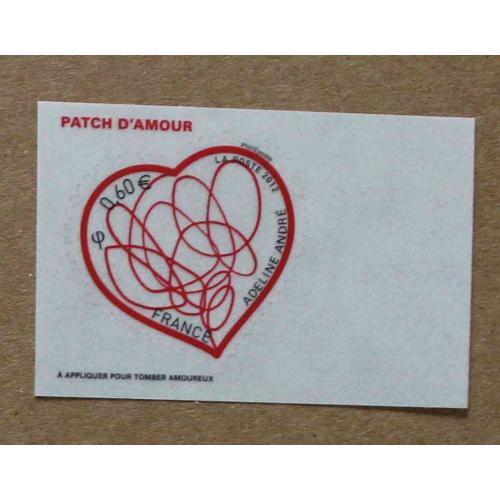 A2-K4  : Saint-Valentin / Patch d'amour d'Adeline André . Autoadhésif