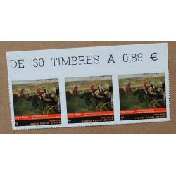 A2-K5  :  Emission conjointe avec Hong Kong - Edgar Degas . Autoadhésifs