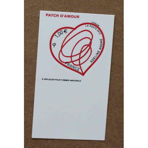 A2-K5  : Saint-Valentin / Patch d'amour d'Adeline André . Autoadhésif