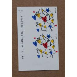 A2-L6 : Saint-Valentin 2015 JC de Castelbajac  -  Autoadhésif