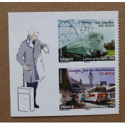 A2-M6 : Trains -BB 9004,  CC 6572  . Autocollants / autoadhésifs