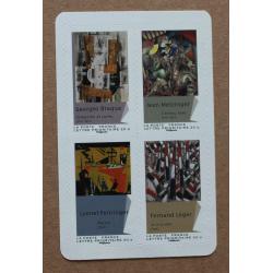 A2-K6 : Peintures du XXè s. - G. Braque,  J. Metzinger,  L. Feininger,  F. Léger  - Autoadhésifs