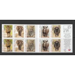 Afrique du Sud faune sauvage les big five carnet C239 neuf ** superbe