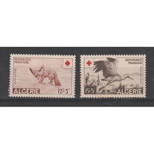 Algérie 343/344 Croix-Rouge paire neuve ** superbe