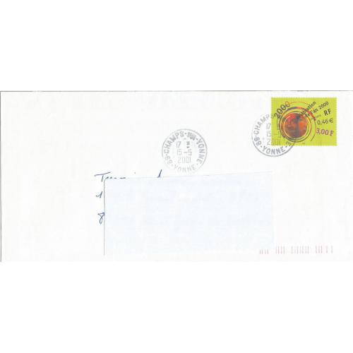 Prêt à Poster PAP  Repiquage Timbre Célébration de l'An 2000 - 0,46 €  Oblitéré 2001
