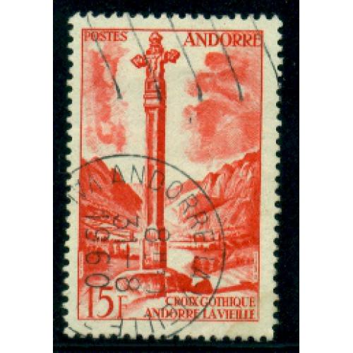 Timbre oblitéré d'Andorre n° 146