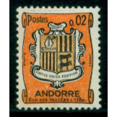 Timbre neuf* d'Andorre n° 153B