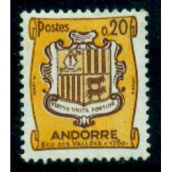 Timbre neuf* d'Andorre n° 157