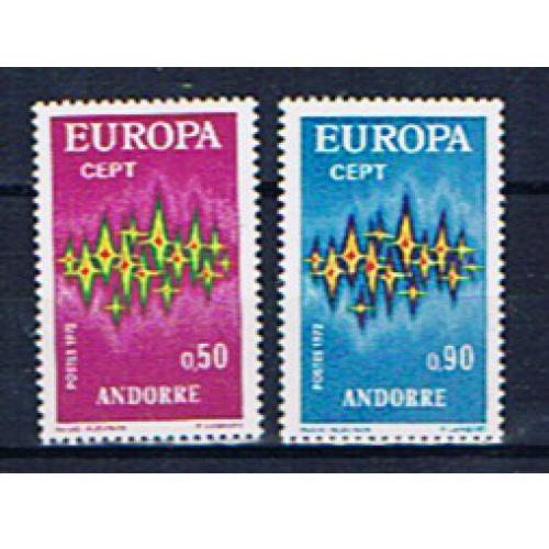 Andorre Français 1972 Europa CEPT neufs** MNH