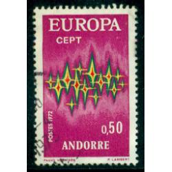 Timbre oblitéré d'Andorre n° 217