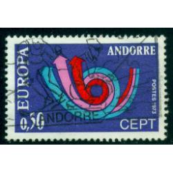 Timbre oblitéré d'Andorre n° 226