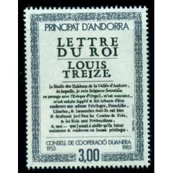 Timbre neuf** d'Andorre n° 315