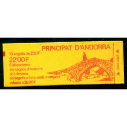 Timbre neuf** d'Andorre n° 366 carnet C2