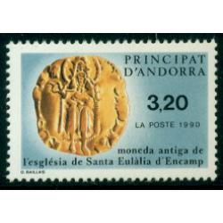 Timbre neuf** d'Andorre n° 397