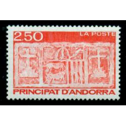 Timbre neuf** d'Andorre n° 411