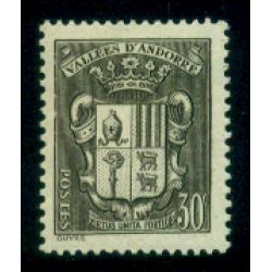 Timbre neuf* d'Andorre n° 54