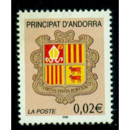 Timbre neuf** d'Andorre n° 556 à 558