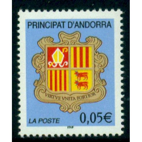 Timbre neuf** d'Andorre n° 556 à 558