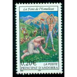Timbre neuf** d'Andorre n° 560