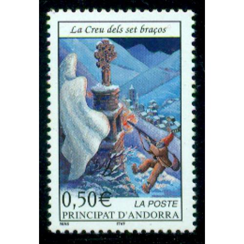 Timbre neuf** d'Andorre n° 561