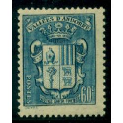 Timbre neuf* d'Andorre n° 59