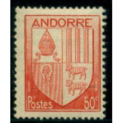 Timbre neuf* d'Andorre n° 96