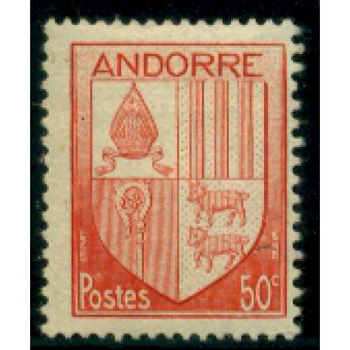 Timbre neuf* d'Andorre n° 96