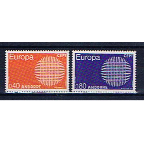 Andorre Français 1970 Europa CEPT neufs** MNH