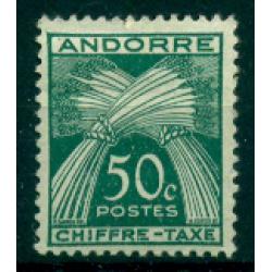 Timbre neuf* d'Andorre n° T23