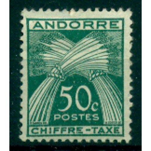Timbre neuf* d'Andorre n° T23