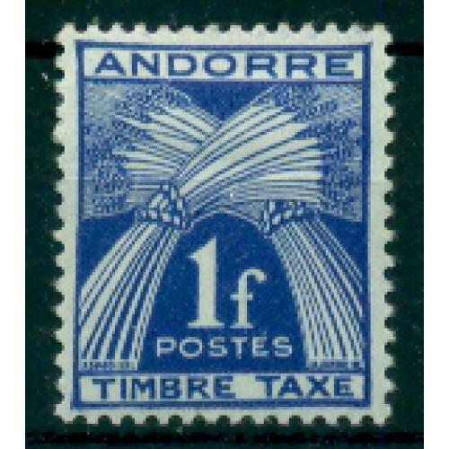 Timbre neuf* d'Andorre n° T33