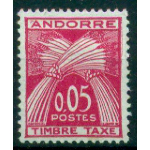 Timbre neuf* d'Andorre n° T42