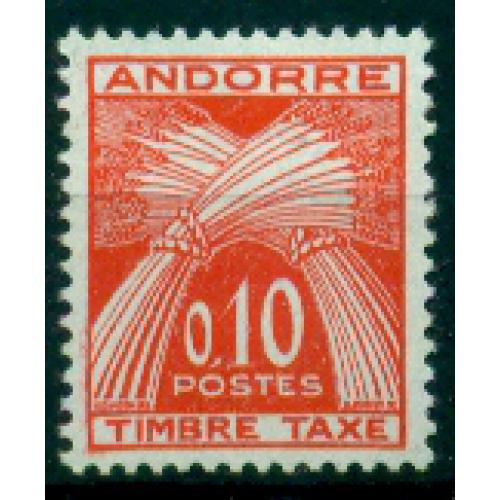 Timbre neuf* d'Andorre n° T43