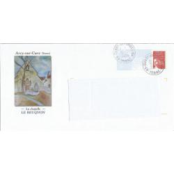 Prêt à Poster PAP  ARCY SUR CURE YONNE - Aquarelle La Chapelle Le Beugnon  Oblitéré (Rep. Luquet)