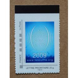 B1-F6 : Le souffle c'est la vie . Autoadhésif, autocollant