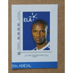 B1-G4 : Eric Abidal - Association ELA . Autoadhésif, autocollant