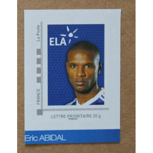 B1-G4 : Eric Abidal - Association ELA . Autoadhésif, autocollant