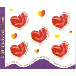 Carnet de 1999 - Dites-le avec des coeurs