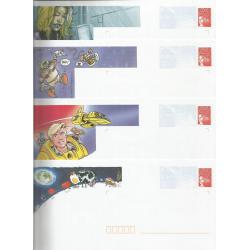 Lot de 4 Prêt à Poster - PAP  LYON - BD Festival de la Bande Dessinée  Neufs ( Rep. Luquet)