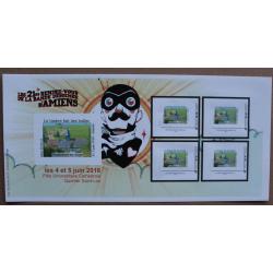 BaCo-07a : Collector Les 21ès Rendez-vous de la Bande Dessinée d'Amiens 2016 / Montreuil-en-Auge -  Autoadhésifs, autocollants