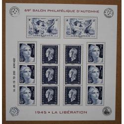 Bac-02 :  69è Salon Philatélique d'Automne  / 1945 - La Libération