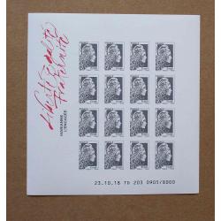 Bac-04 :  72è Salon Philatélique d'Automne  - Bloc Marianne l'Engagée Ecopli