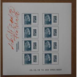 Bac-04 :  72è Salon Philatélique d'Automne  - Bloc Marianne l'Engagée Europe